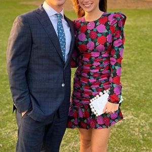 Ronny Kobo Malia Silk Mini Dress